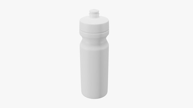 Sports Bottle Red 3D model 5