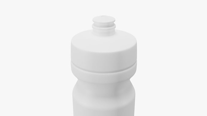 Sports Bottle Red 3D model 6