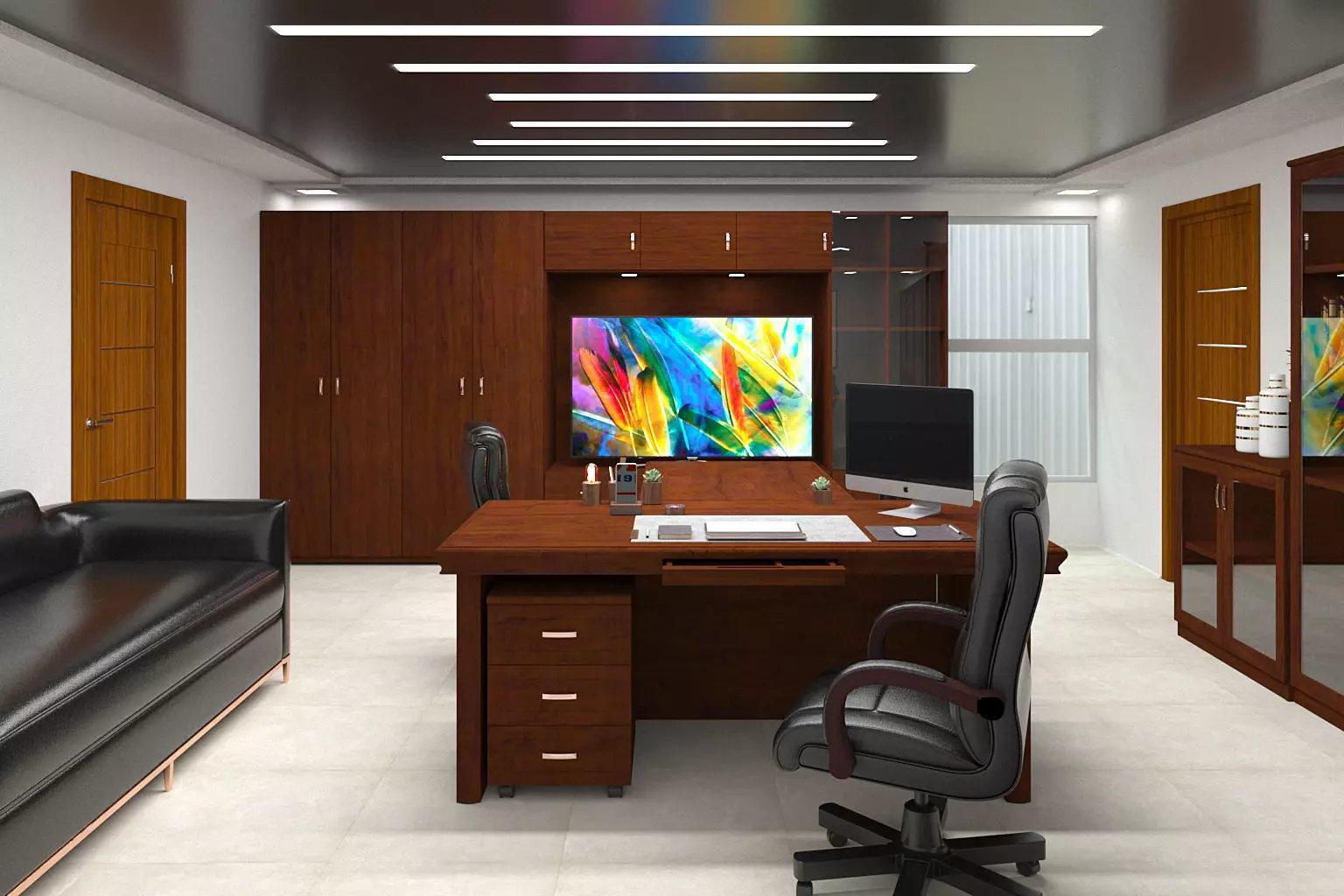 Cabnet office interior 3D model