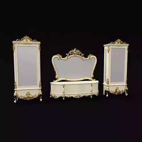 sideboard and stand and mirror three in one