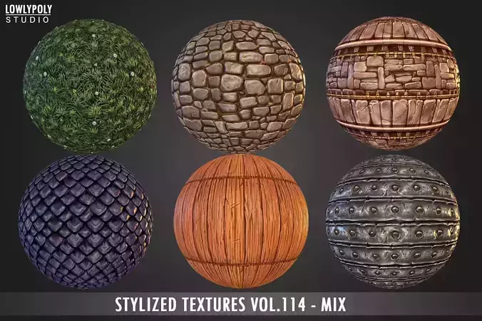 Mix Vol 114 - Stylized Textures