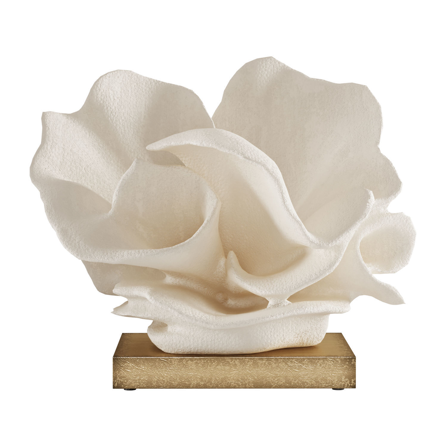 Coral Set 5 in marble vase 3D model_4