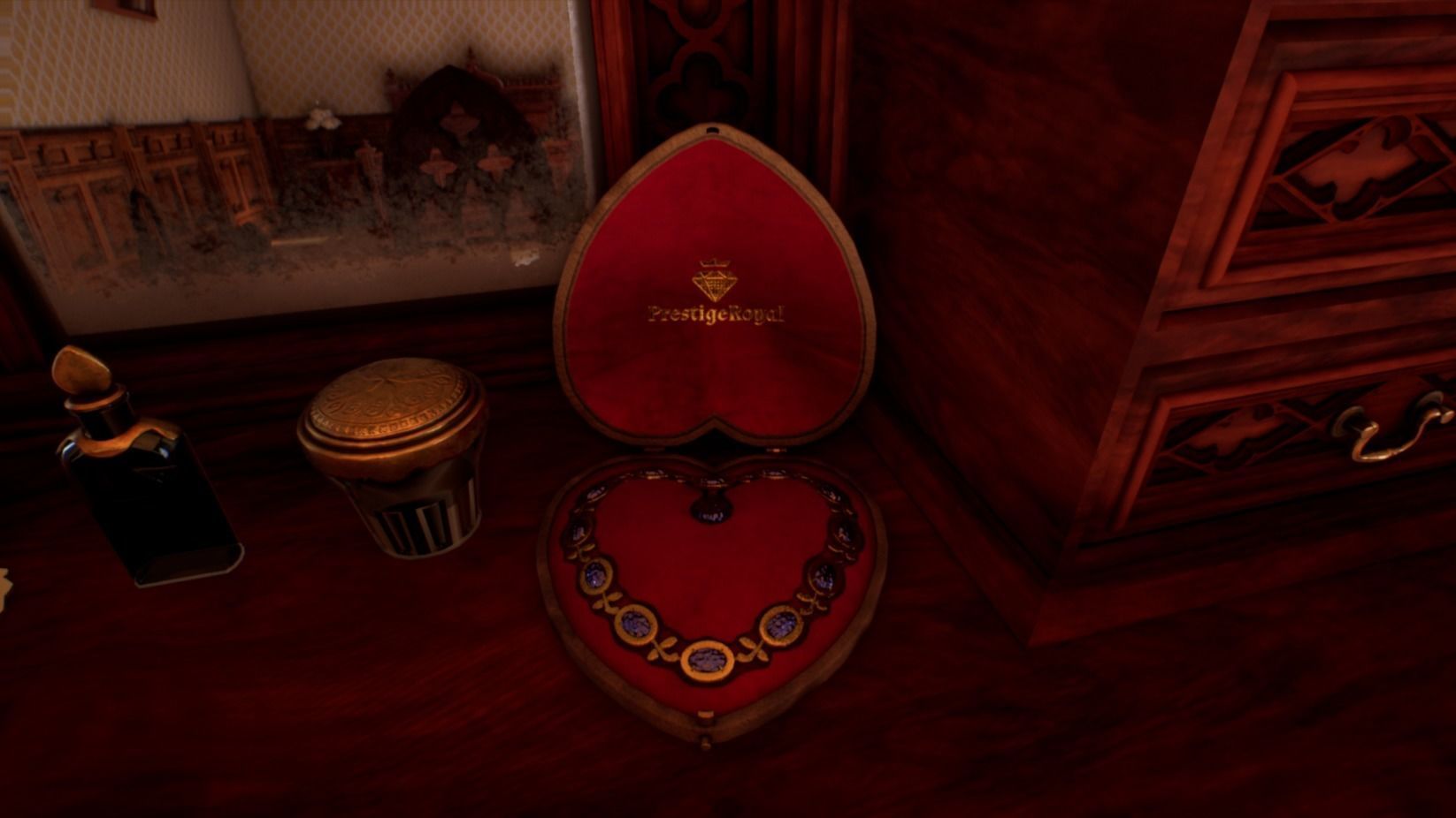 Victorian bedroom interior 3D model_21