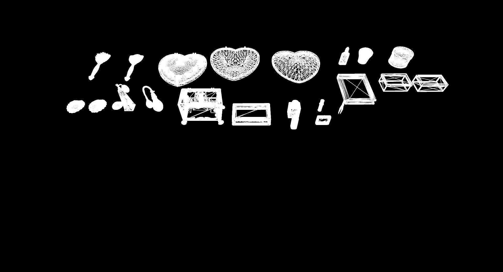 Victorian bedroom interior 3D model_63