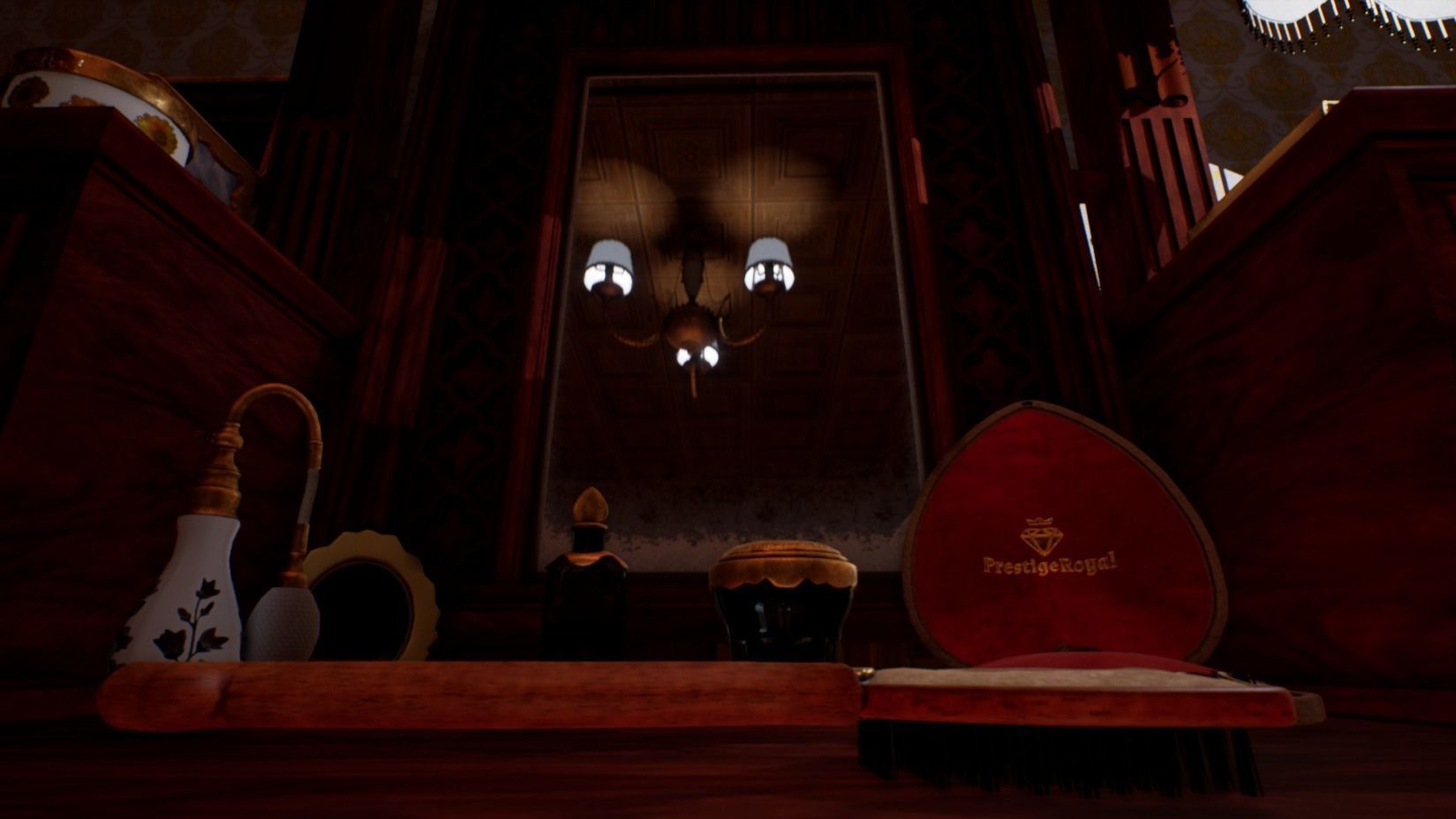 Victorian bedroom interior 3D model_35