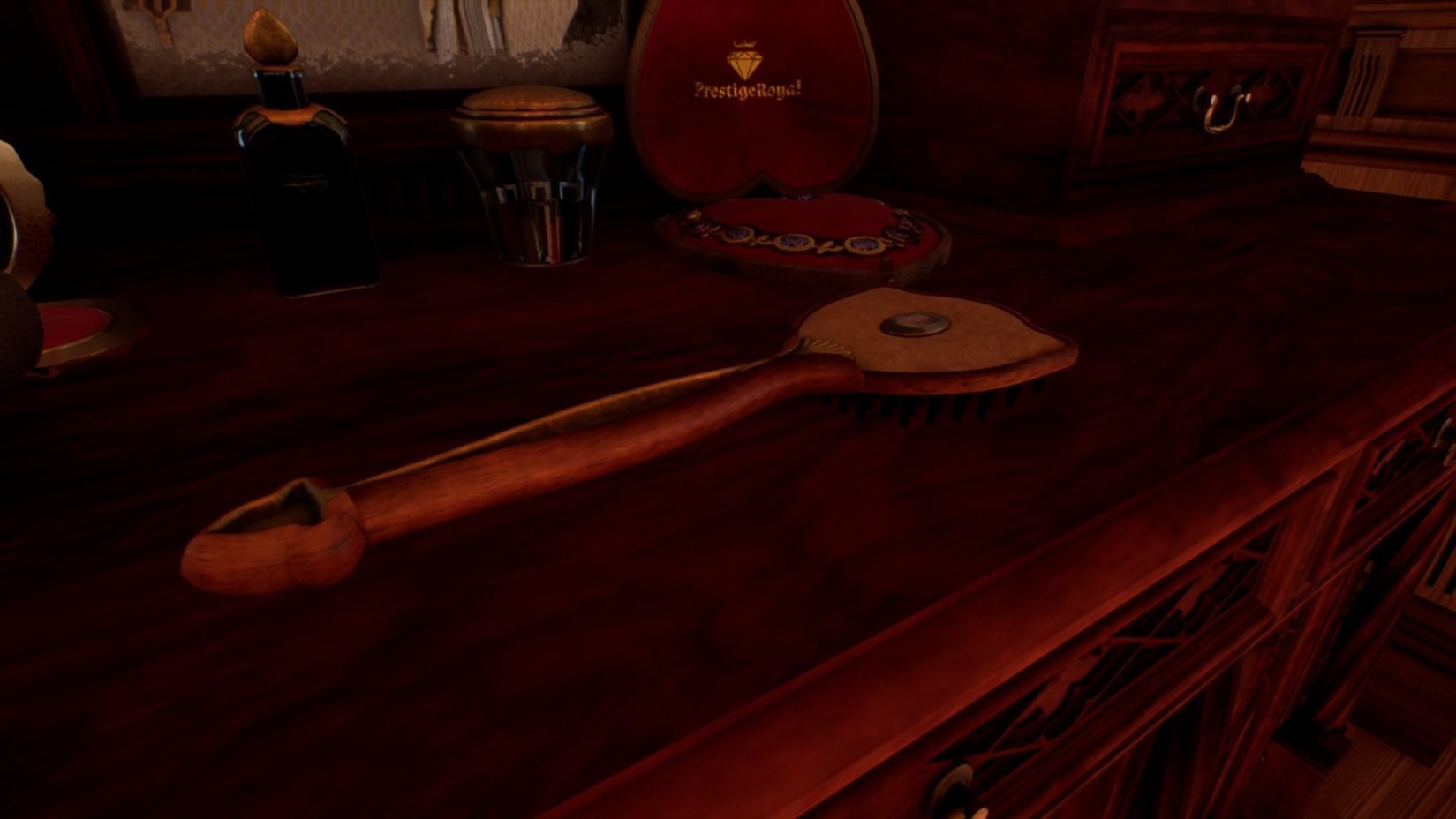 Victorian bedroom interior 3D model_30