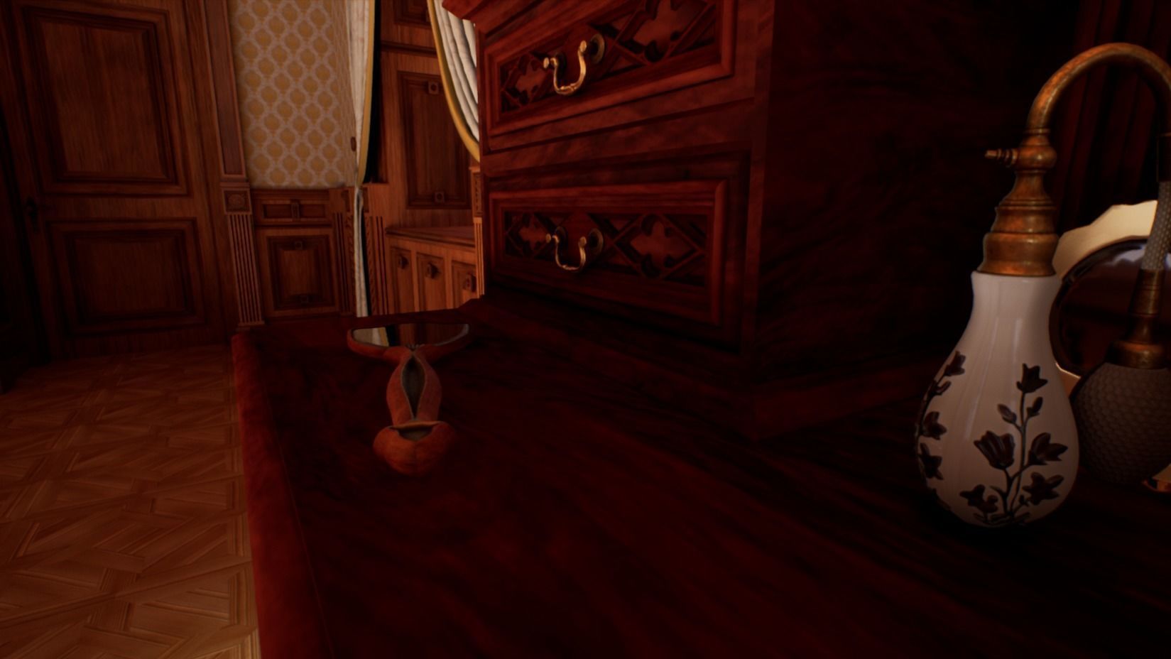Victorian bedroom interior 3D model_31