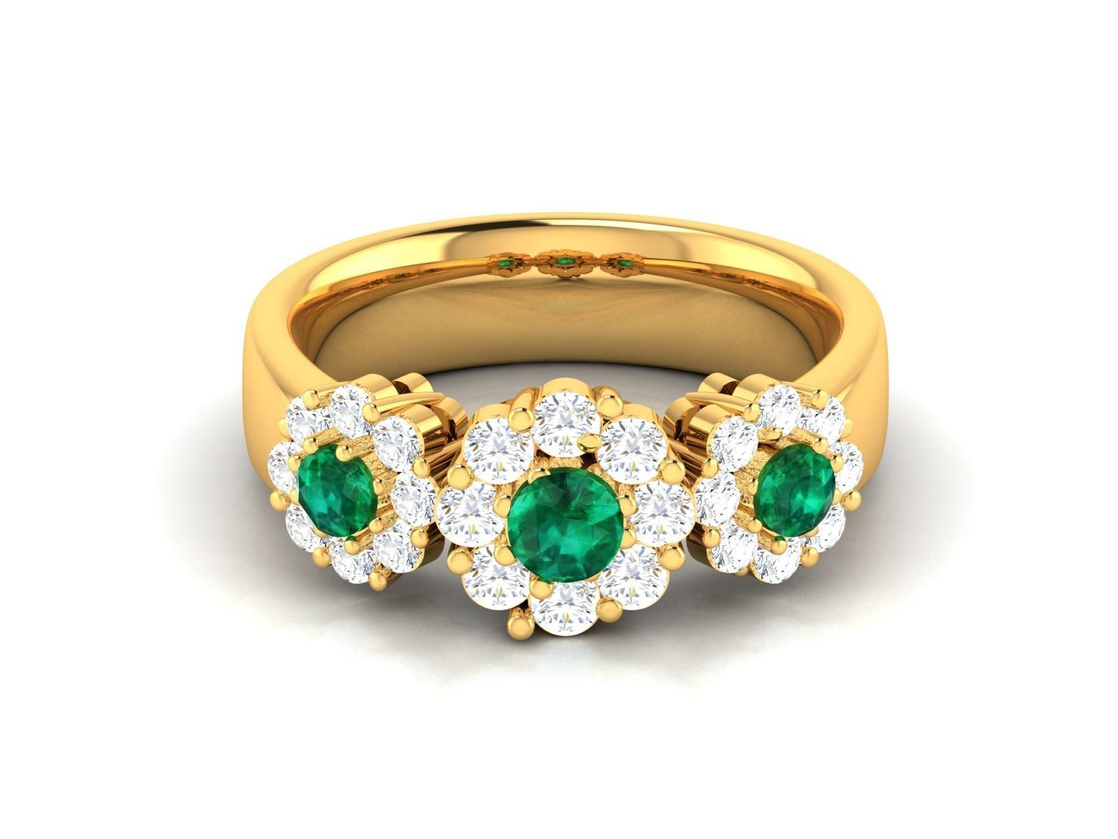 Women Ring 3dm STL OBJ FBX Render Details 3D print model_8