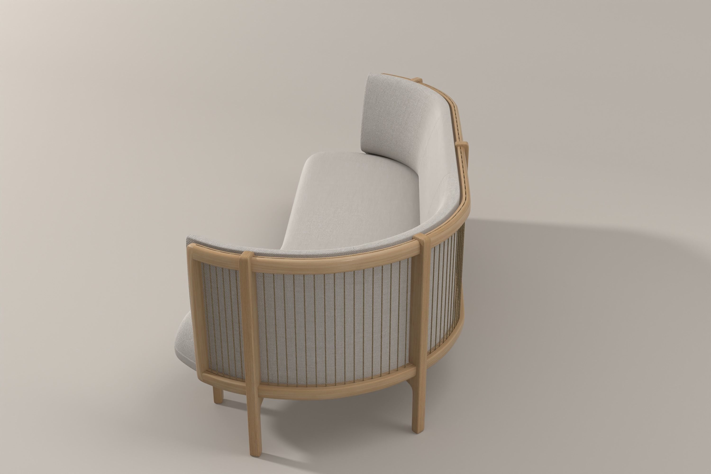 sideways sofa 3D model_9