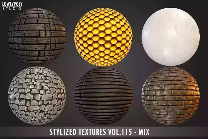 Mix Vol 115 - Stylized Textures