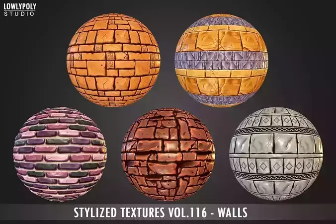 Walls Vol 116 - Stylized Textures