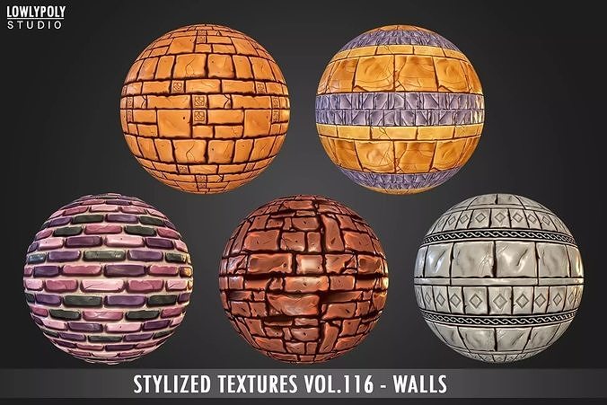 Walls Vol 116 - Stylized Textures Texture