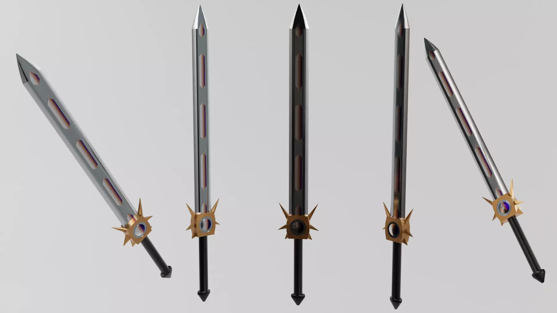 sword example Free low-poly 3D model
