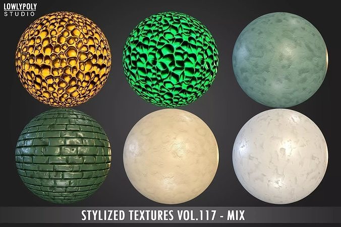 Mix Vol 117 - Stylized Textures Texture