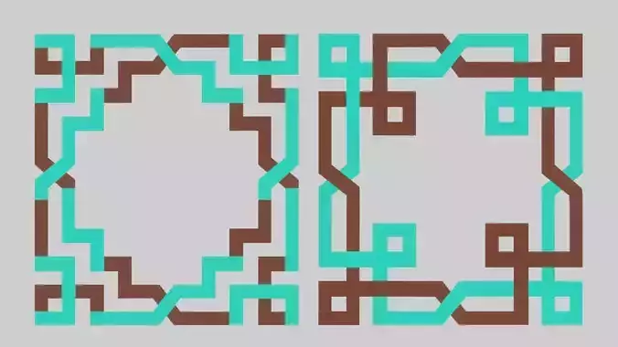 optical illusion decoration puzzle Free low-poly 3D model