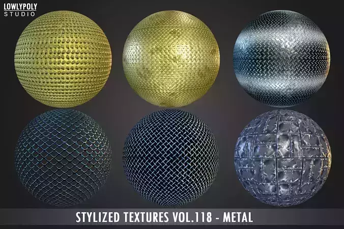 Metal Vol 118 - Stylized Textures Texture