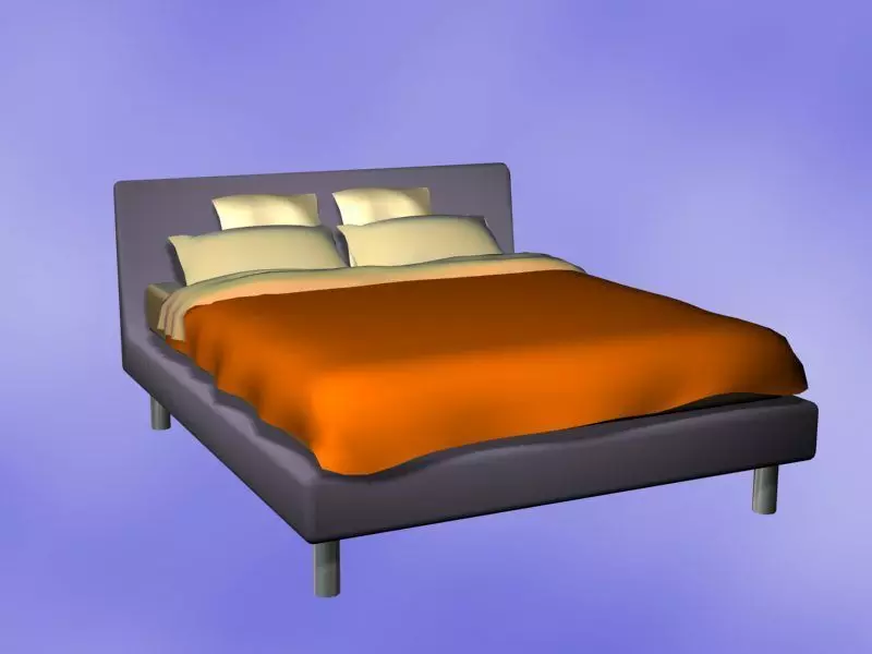 Bed Model 3D model_0