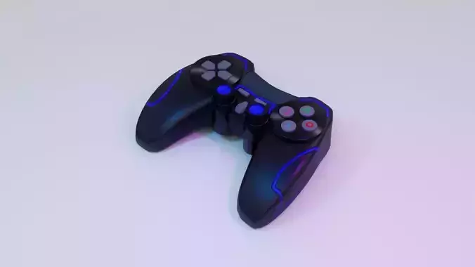 Game Joy Stick - Low Poly - Game Ready - PBR Low-poly 3D model