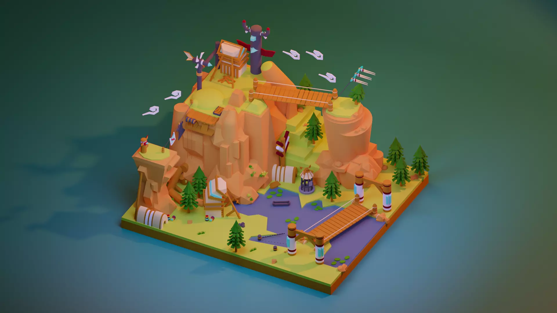 Adventure Journey Free 3D model_0