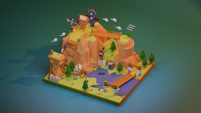 Adventure Journey Free 3D model