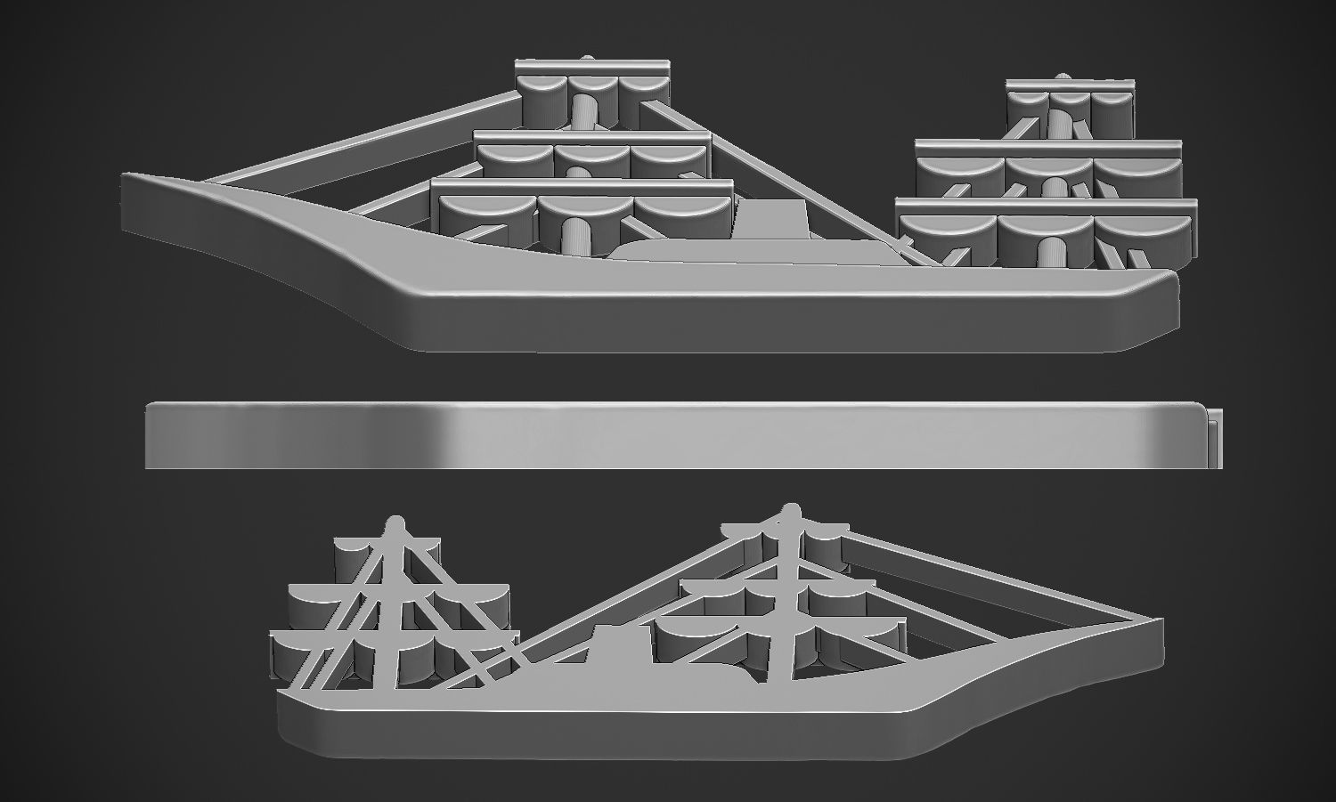 Sail Relief 3D print model_2
