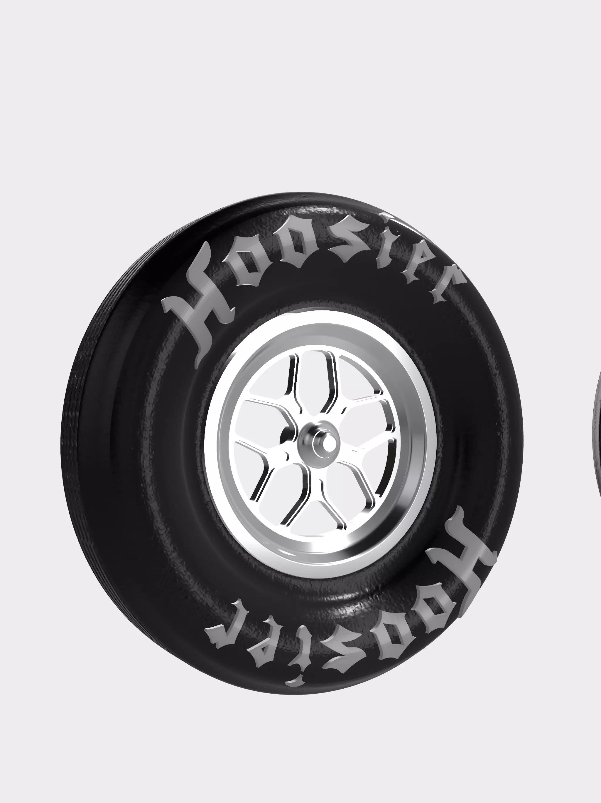 Drag Wheel COMBO Front Billet Specialties Comp 7 15inch Spindle 3D print model_0