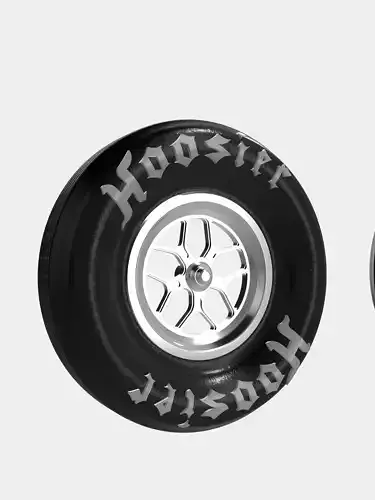 Drag Wheel COMBO Front Billet Specialties Comp 7 15inch Spindle 3D print model Drag Wheel COMBO Front Billet Specialties Comp 7 15inch Spindle 3D print model