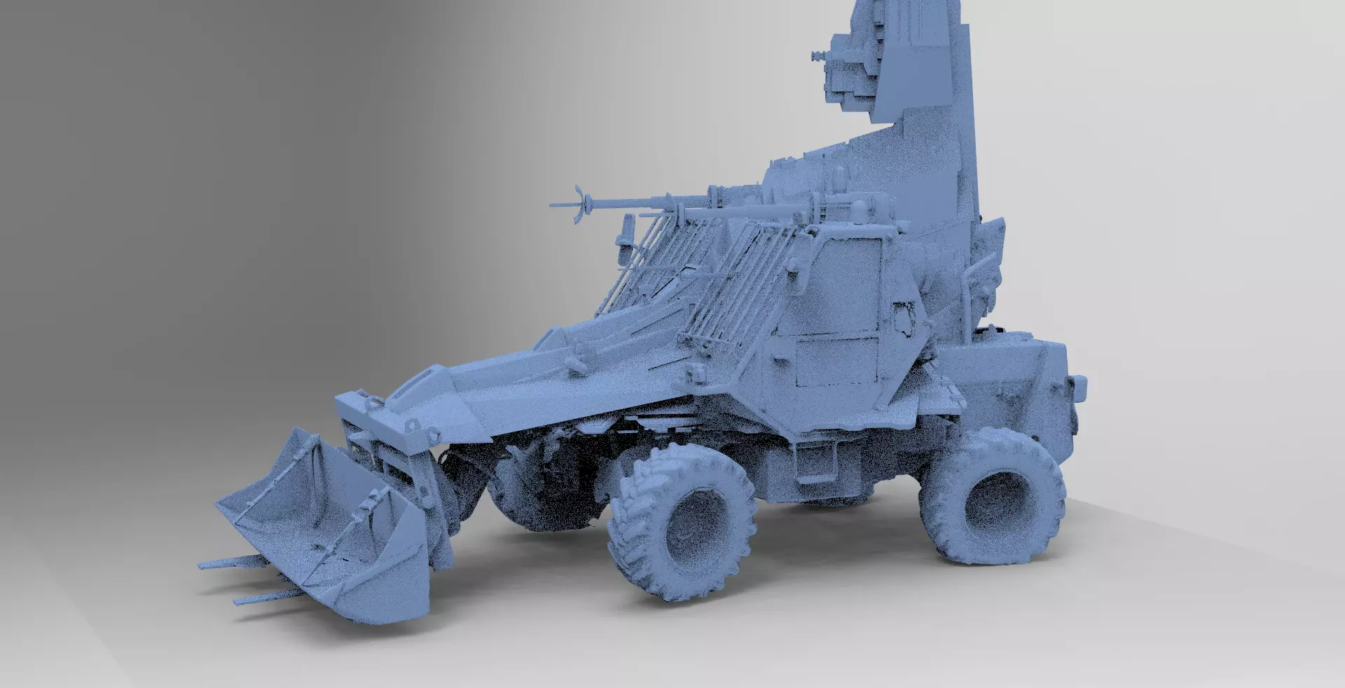 Space Truck 4  3D model_0