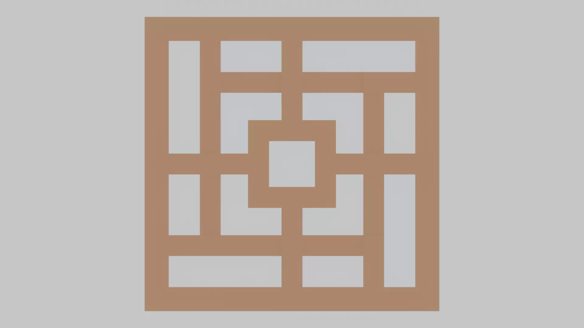3d printable illusion panel Free low-poly 3D model