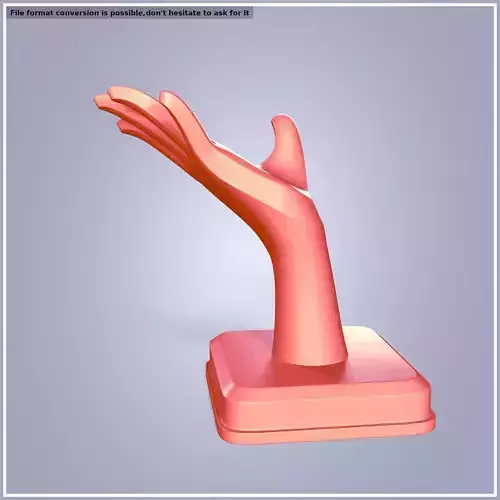 Hand Figurine - Ready for 3D Printing Low-poly 3D model