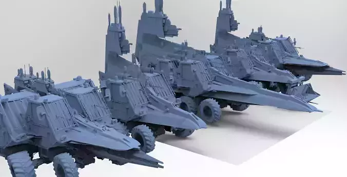 Space Trucks 5 designs  planet climbers 