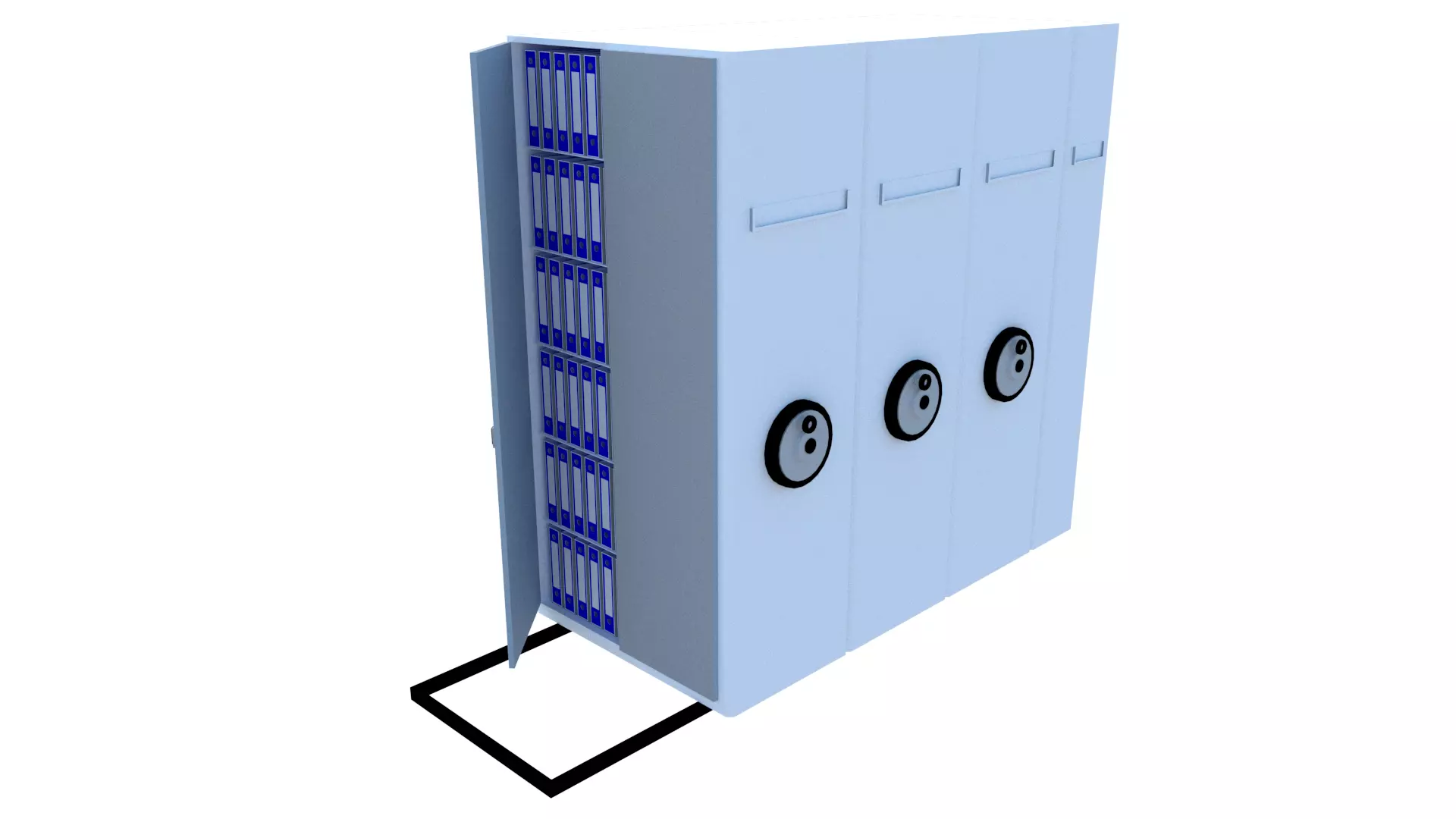 Compact Archive System 3D model