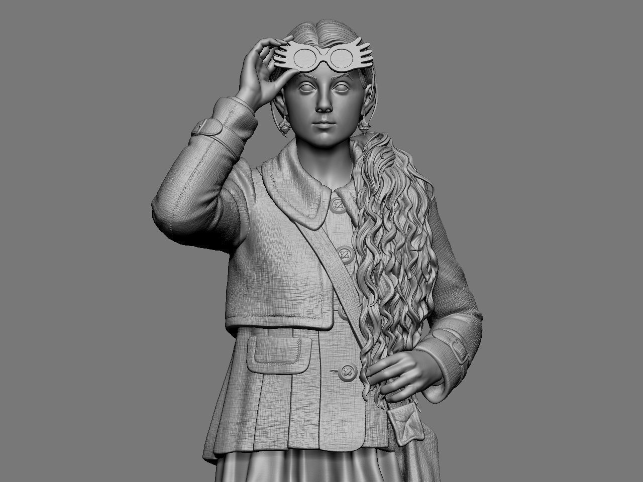 Luna Lovegood 3D print model_17