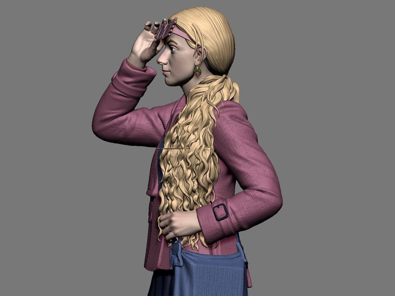 Luna Lovegood 3D print model_28