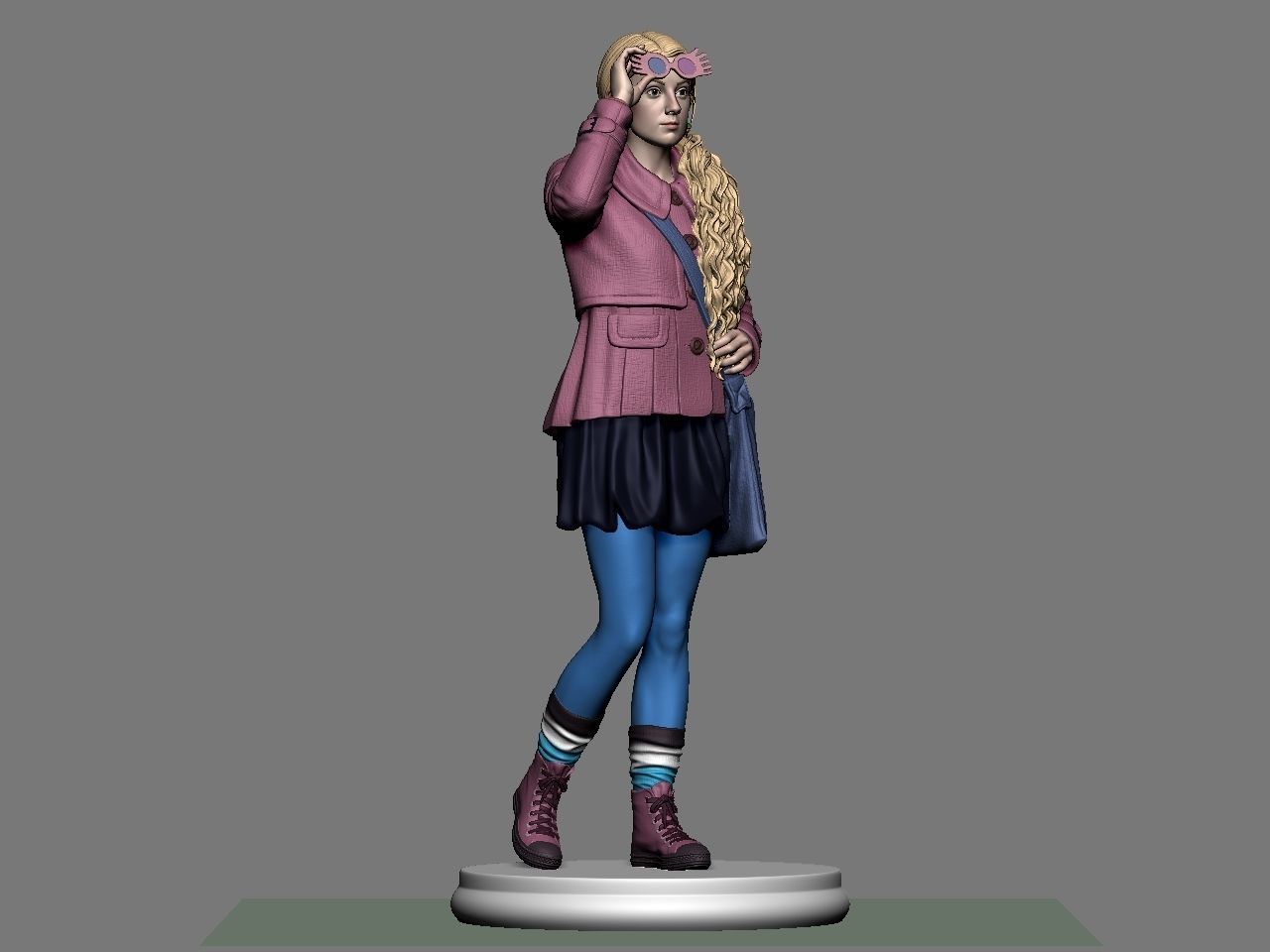 Luna Lovegood 3D print model_2