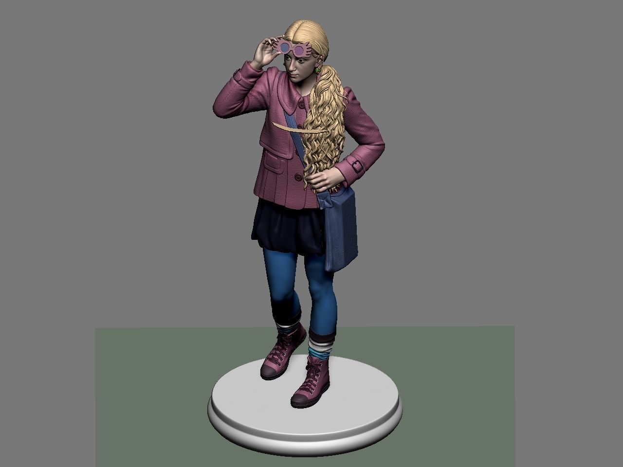 Luna Lovegood 3D print model_62