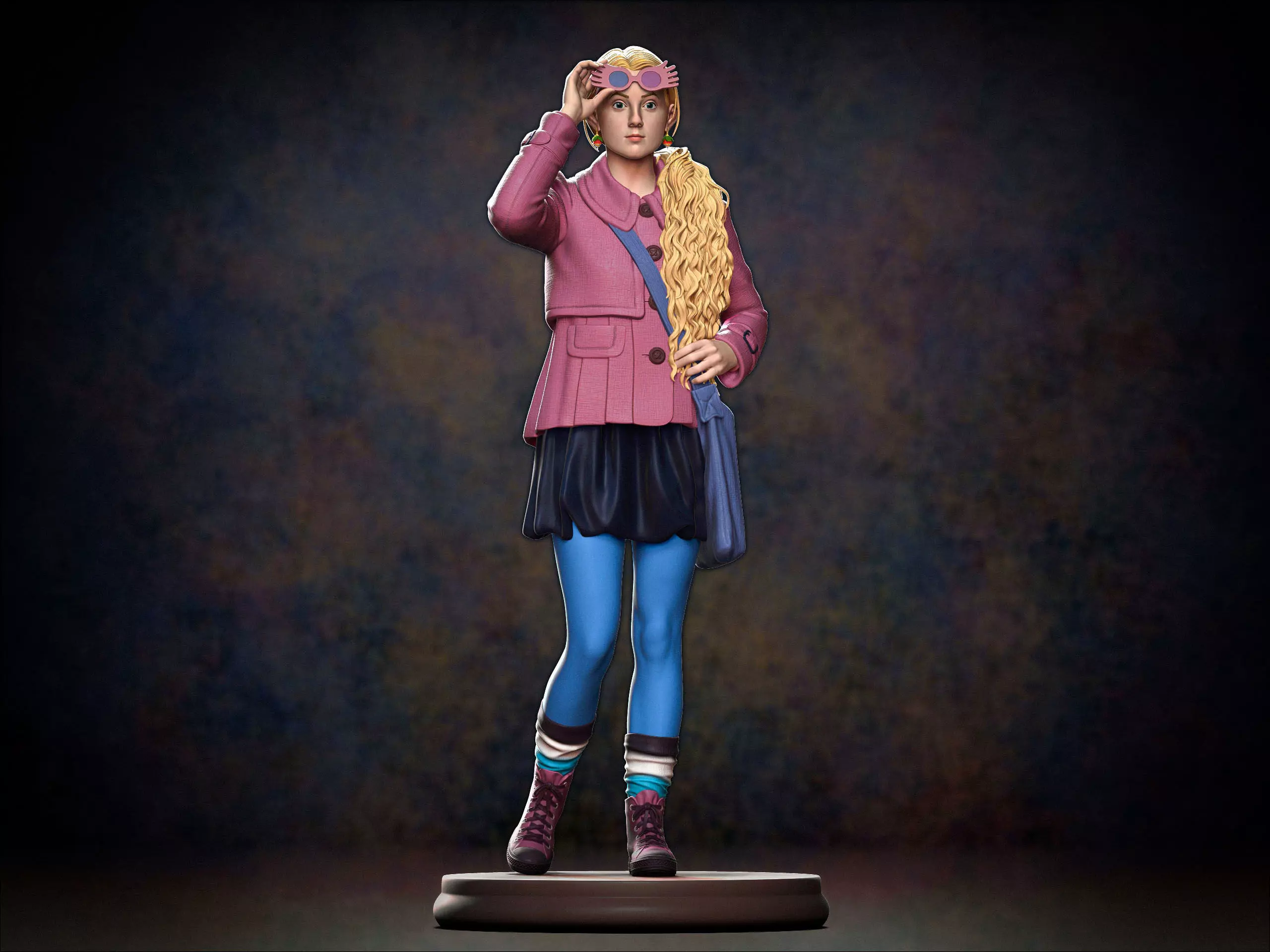 Luna Lovegood 3D print model_0