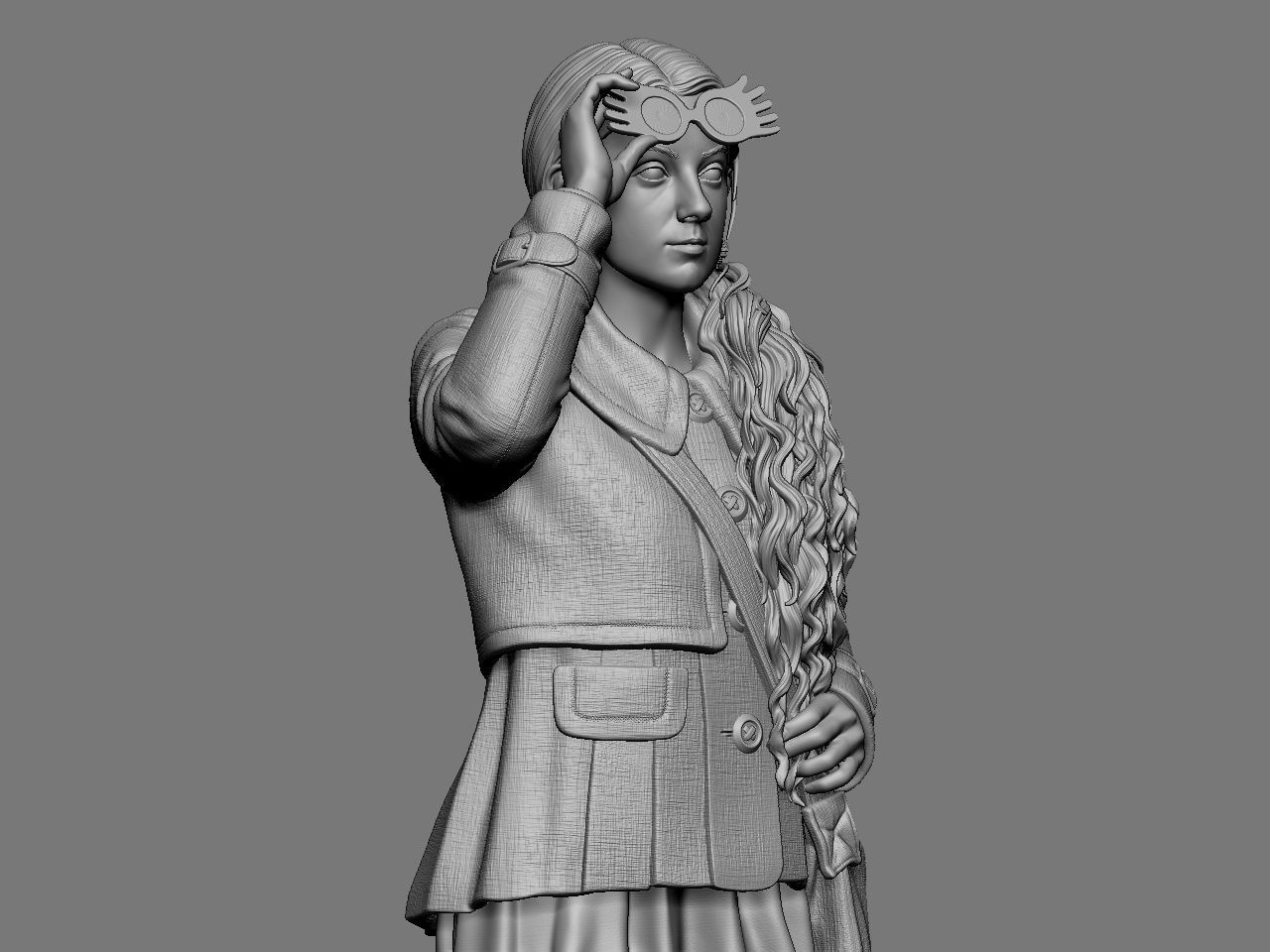 Luna Lovegood 3D print model_19