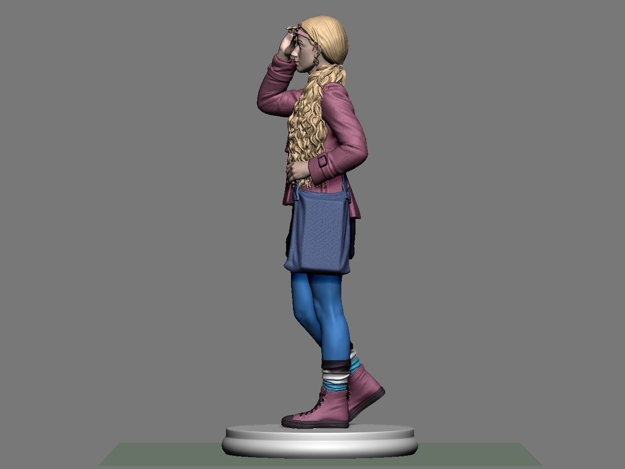 Luna Lovegood 3D print model_12