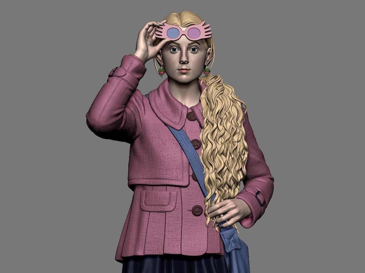 Luna Lovegood 3D print model_16