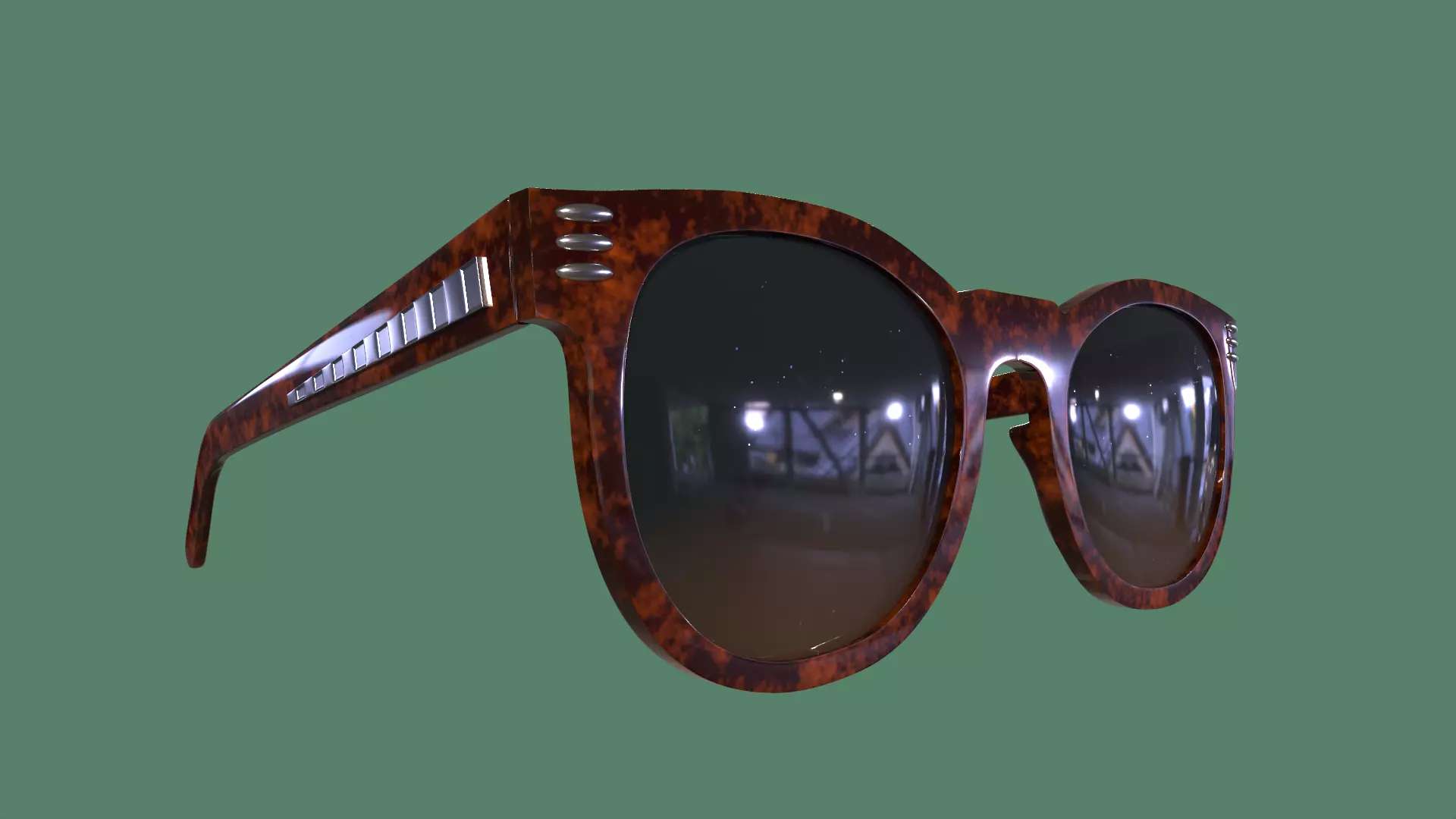 Sunglasses pair of 3D model_0