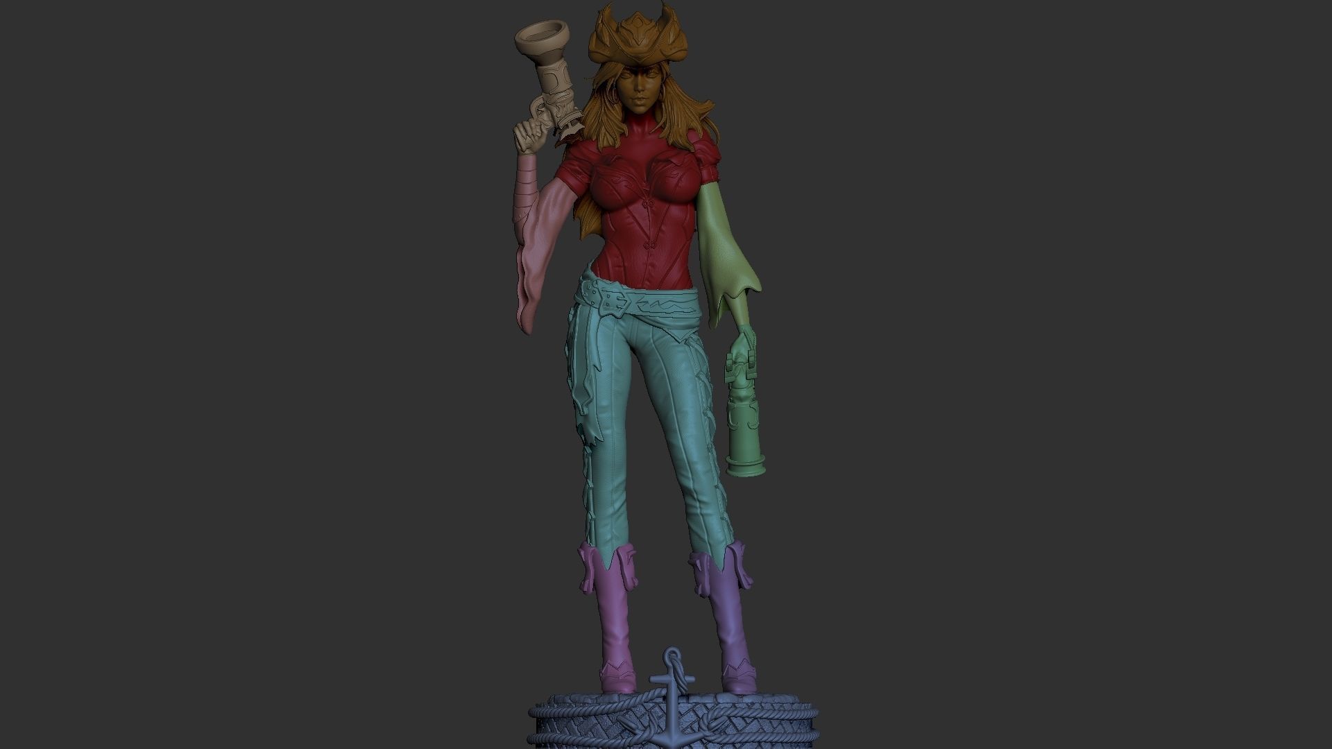 Miss Fortune 3D Print 3D print model_10