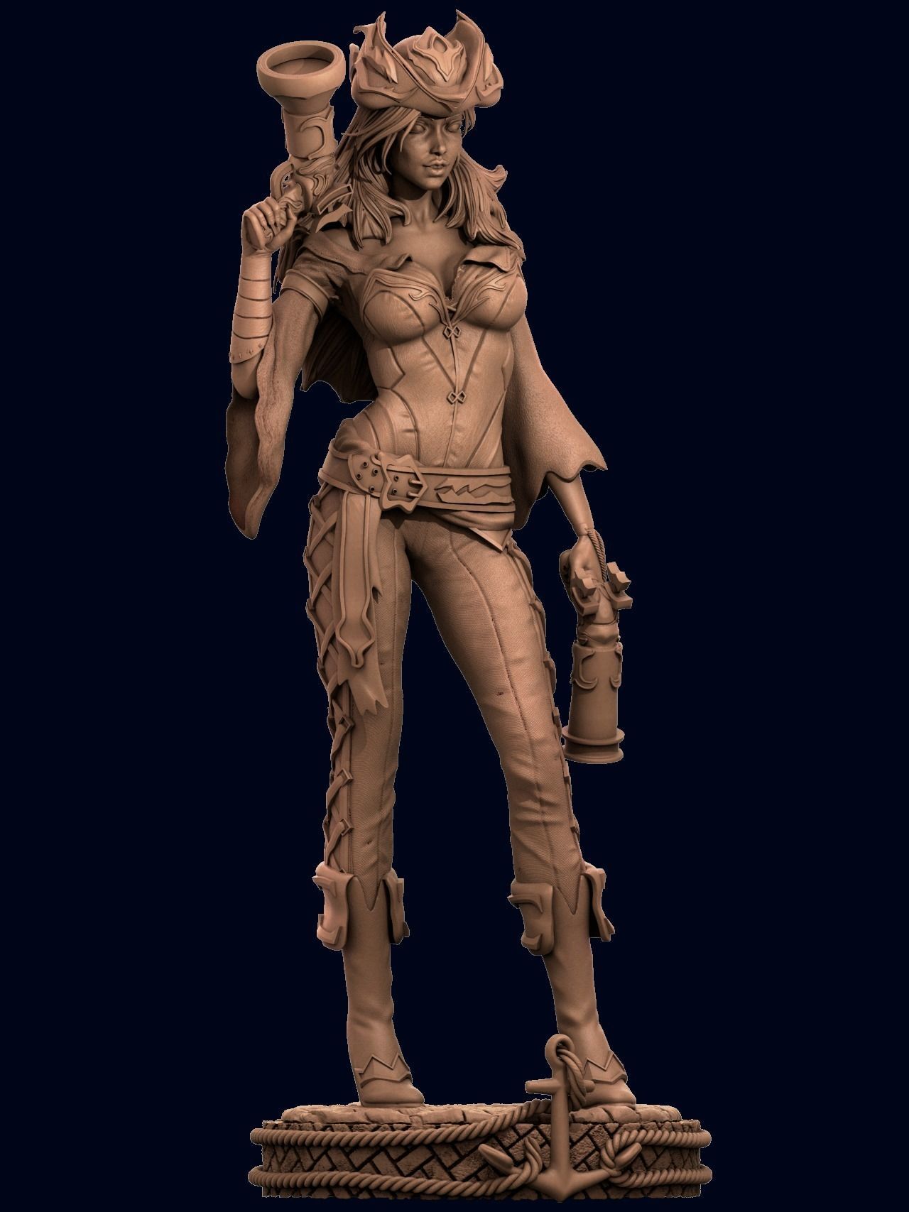 Miss Fortune 3D Print 3D print model_9