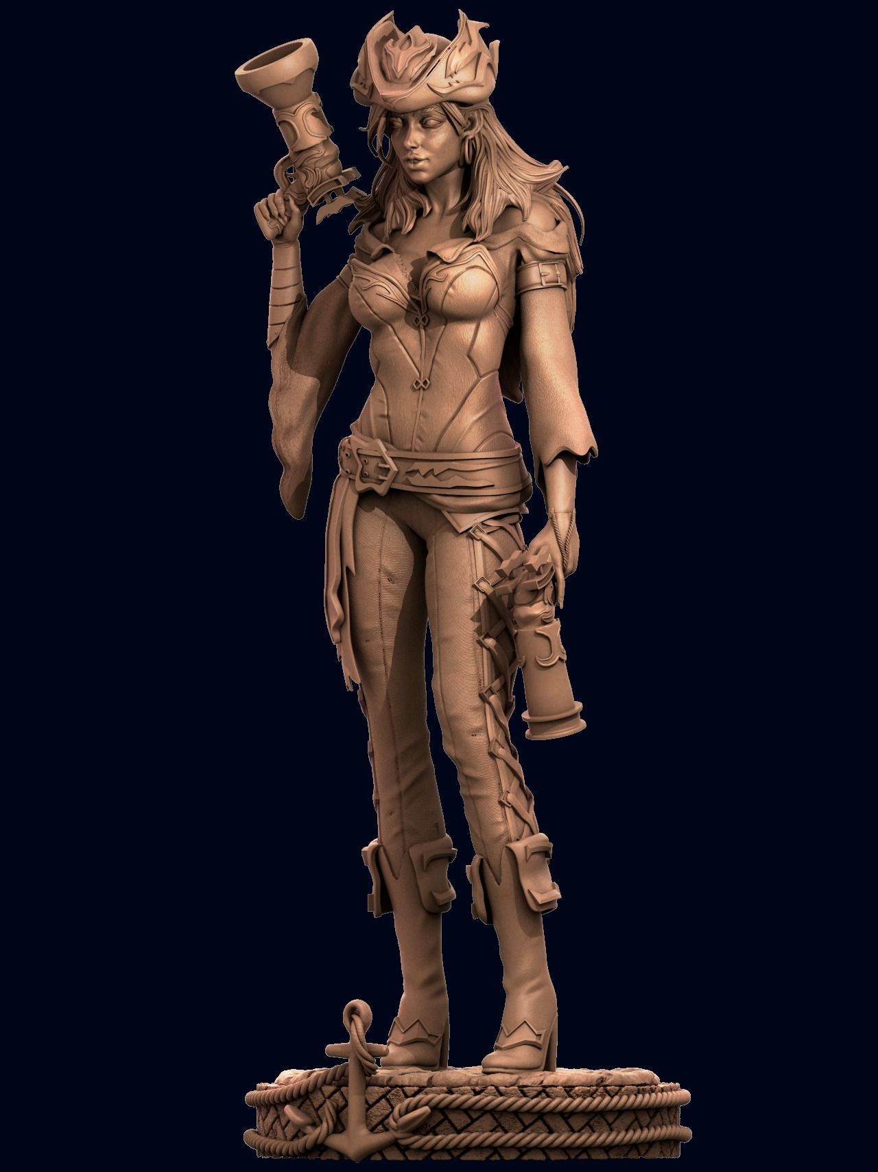 Miss Fortune 3D Print 3D print model_5