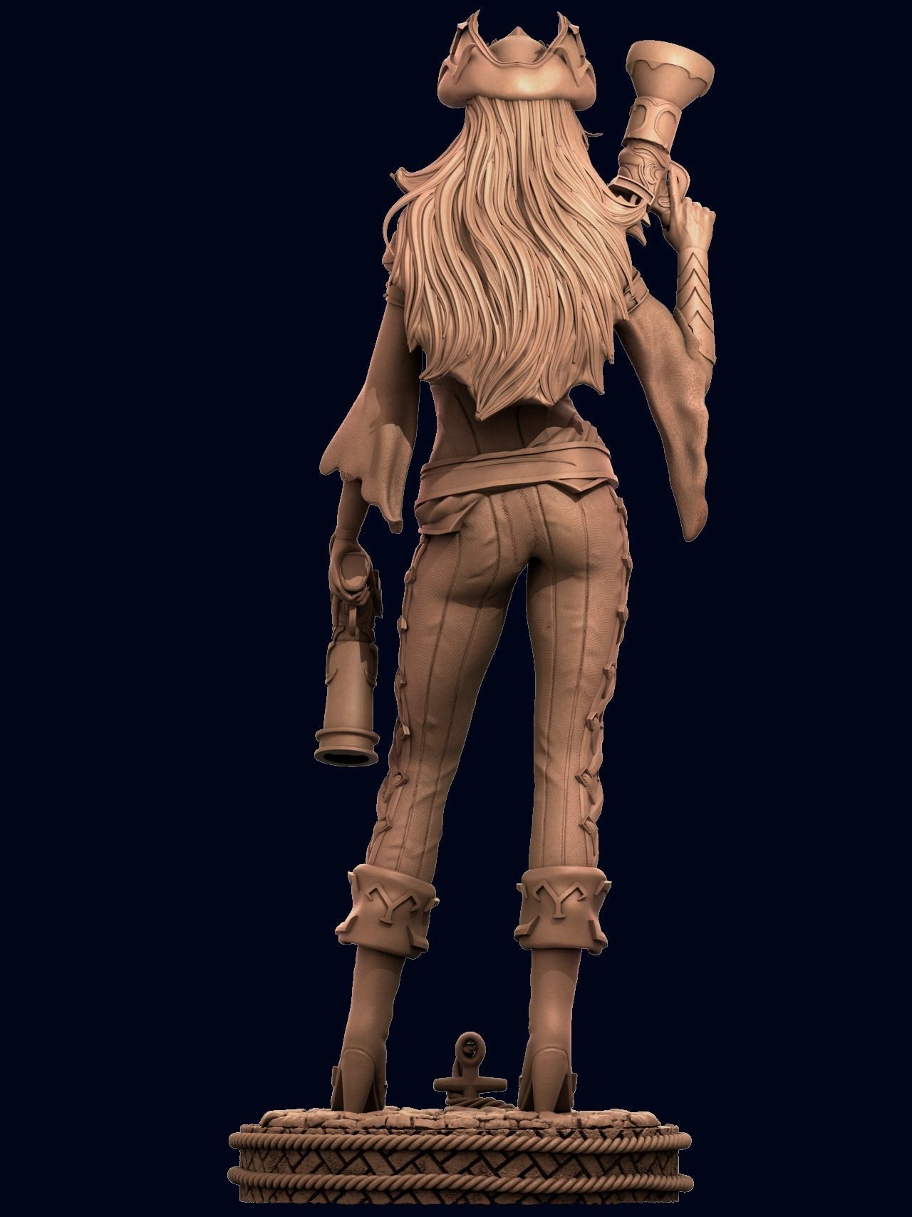 Miss Fortune 3D Print 3D print model_7