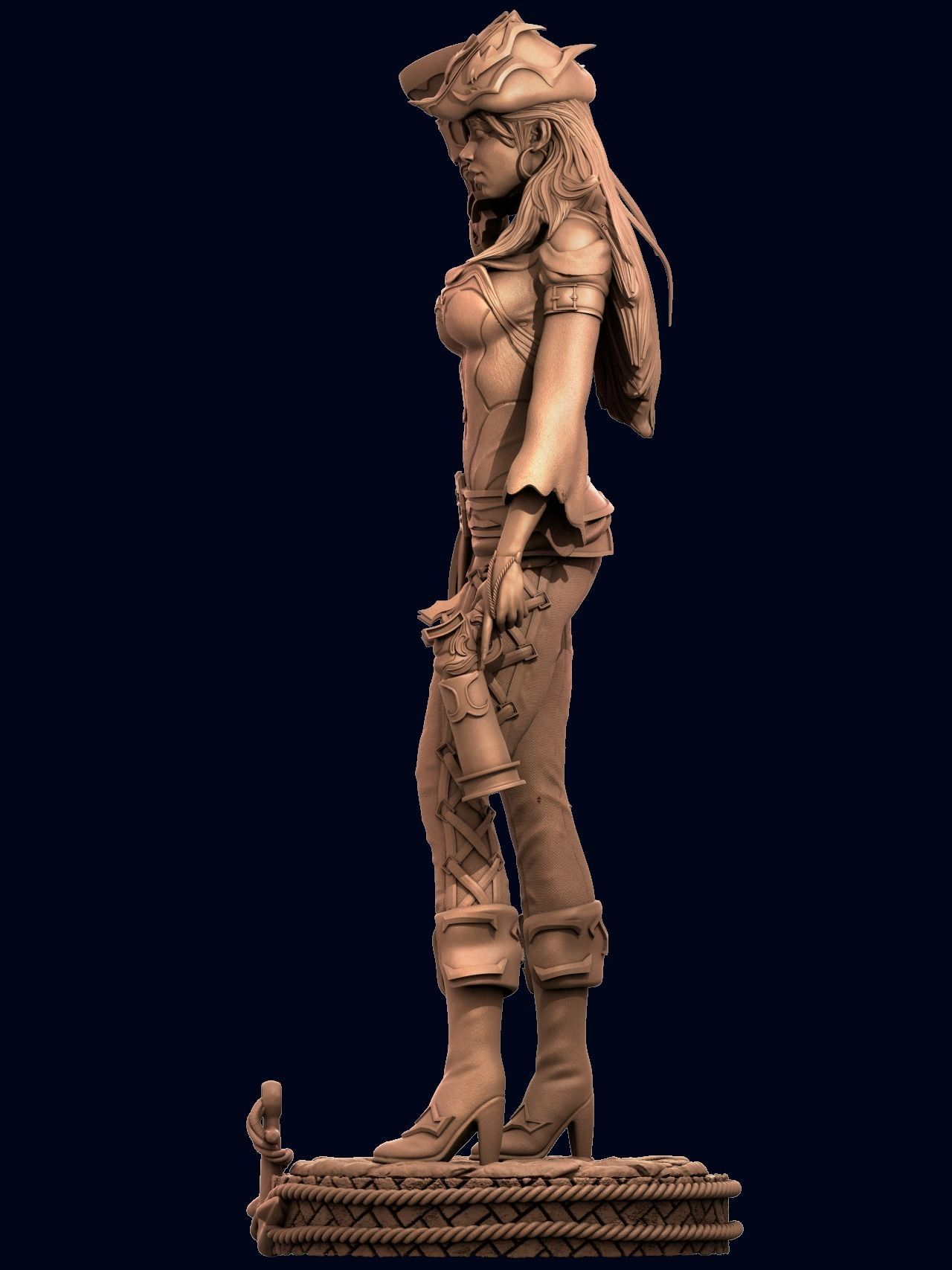 Miss Fortune 3D Print 3D print model_6