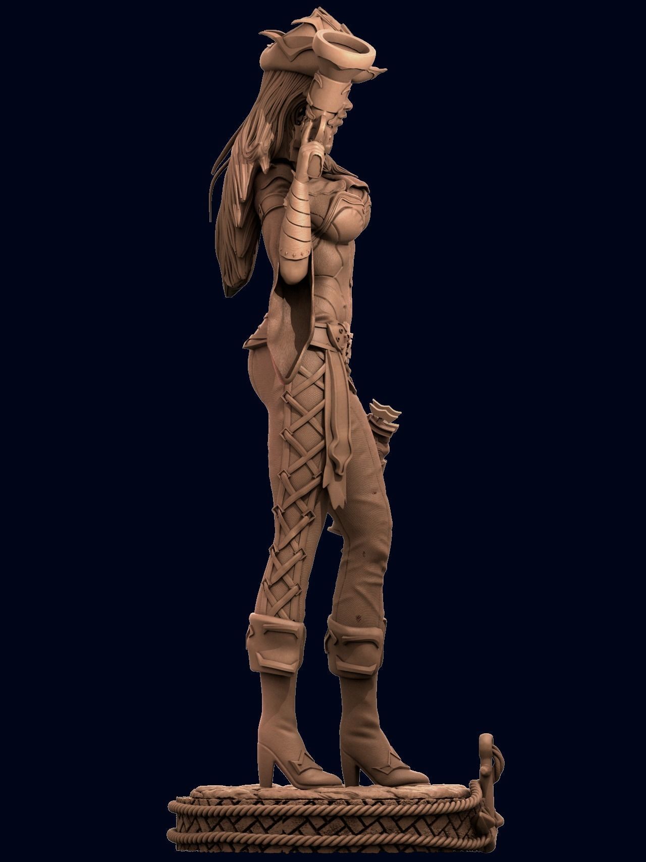 Miss Fortune 3D Print 3D print model_8