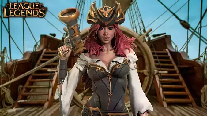 Miss Fortune 3D Print