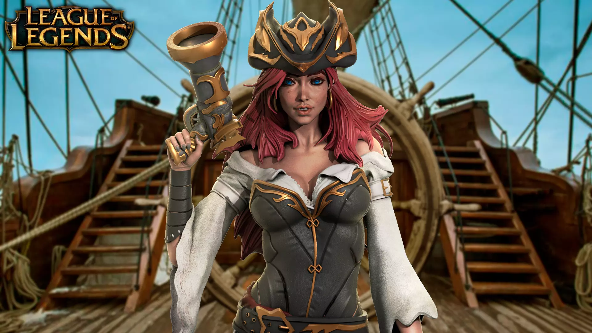 Miss Fortune 3D Print 3D print model_0