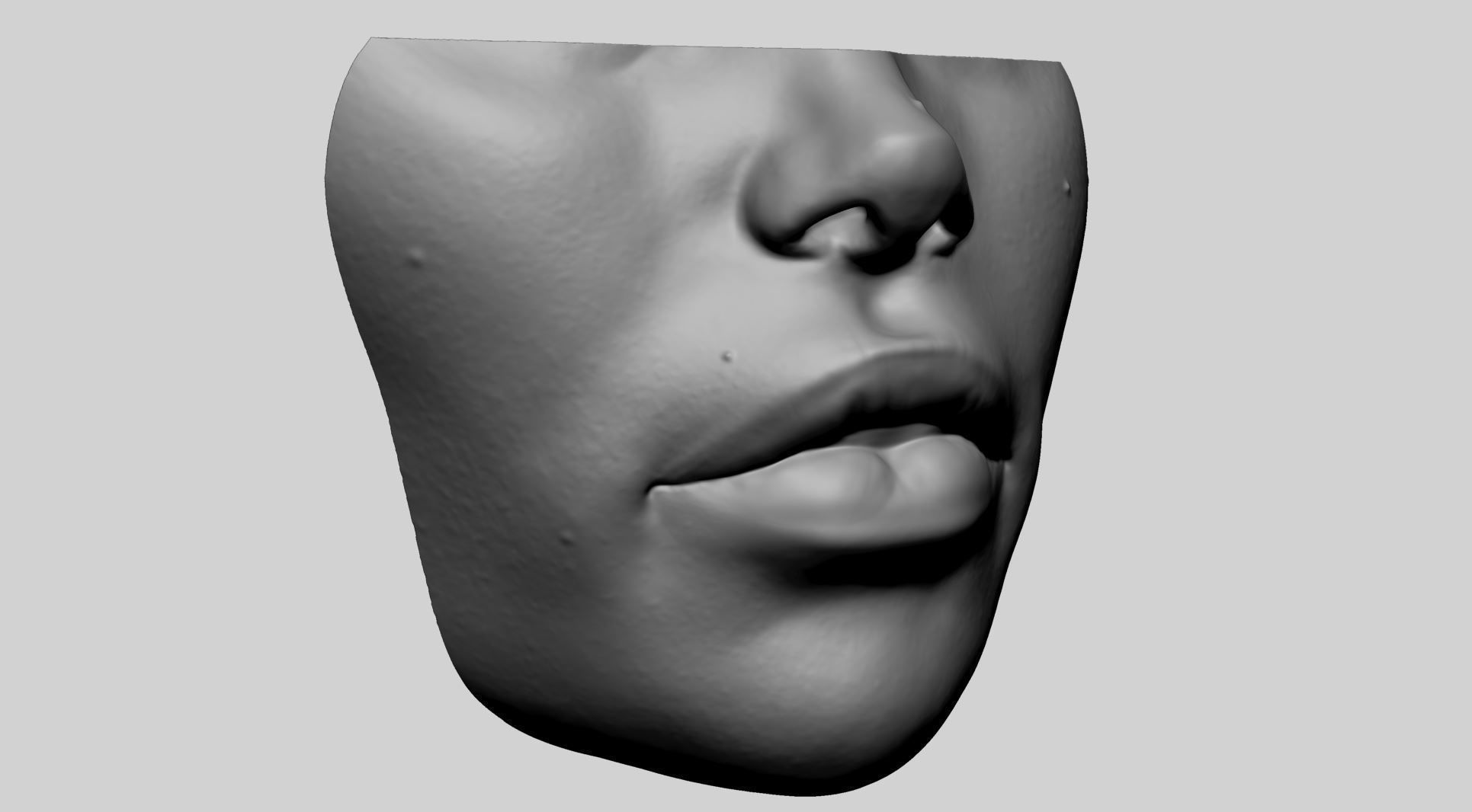 Lip Ear Eye Nose 3D print model_2